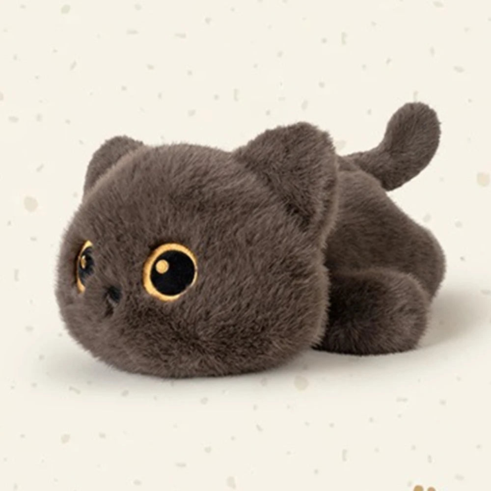 Black Cat Siamese Kitten Plush Toy – 25cm