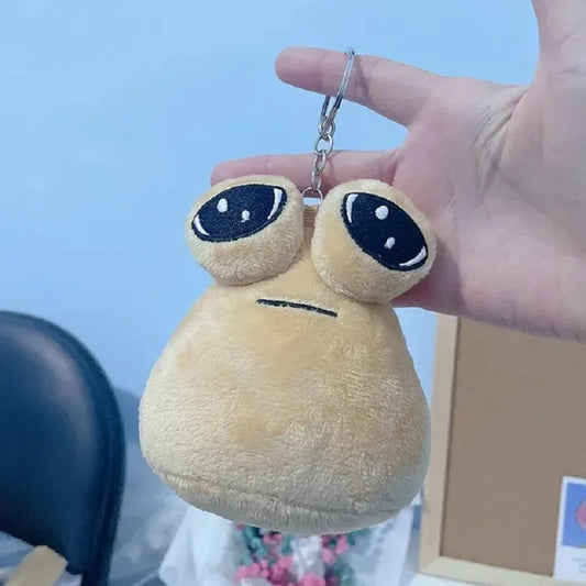 Alien Pou Plush Keychain – 10cm