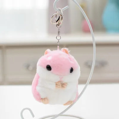 Hamster Plush Keychain – 10cm