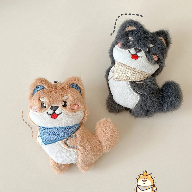 Shiba Inu Plush Keychain – Backpack Charm