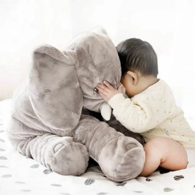 Elephant Plush Pillow Toy – 40cm