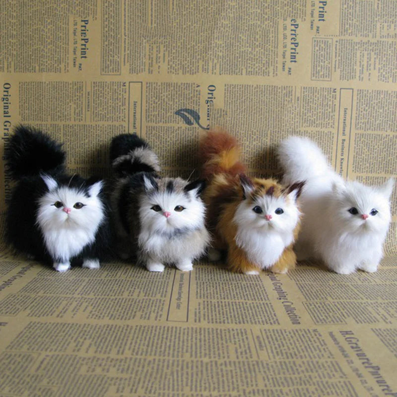 Realistic Cat Plush Toy – Simulation Kitten