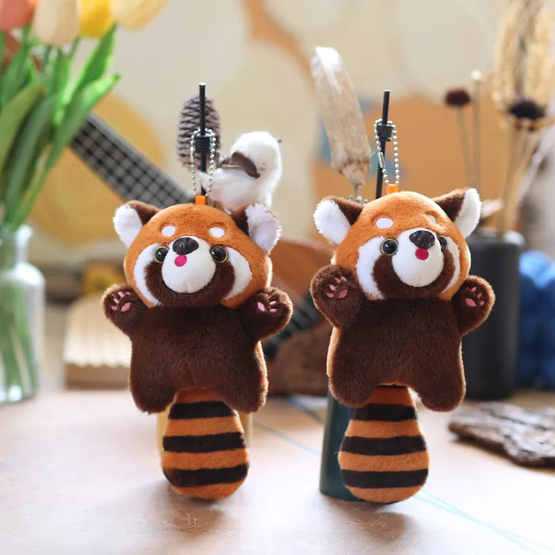 Red Panda Plush Keychain – Backpack Charm