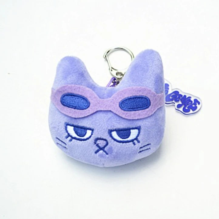 Purple Kpop Boy Group Animal Keychain