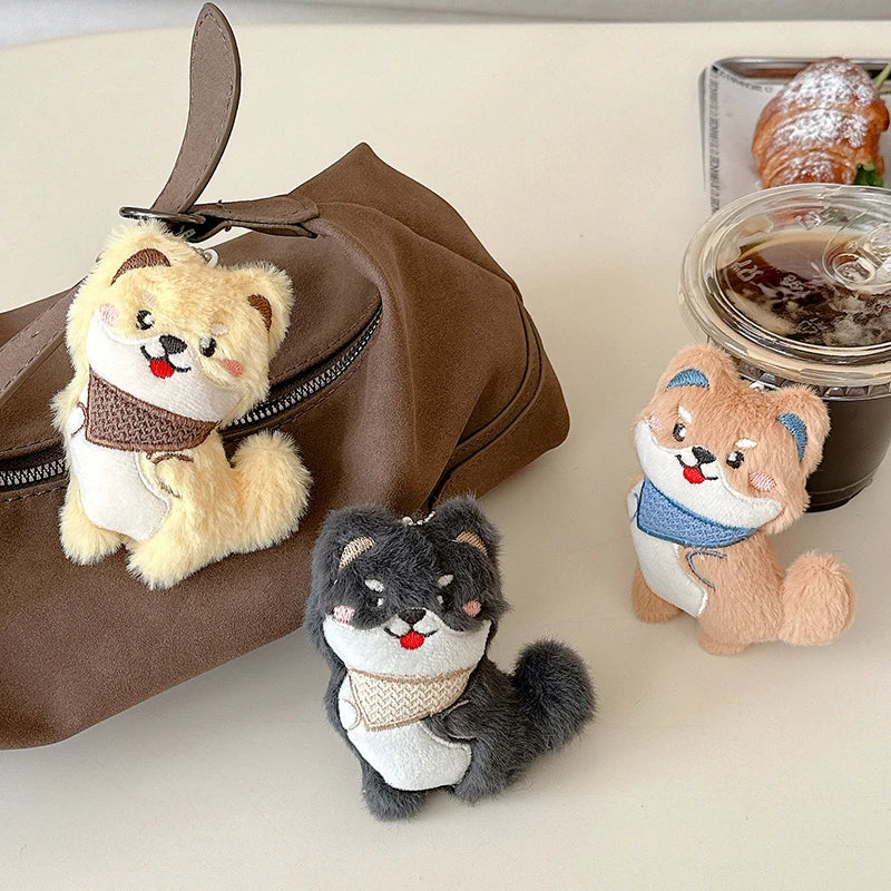 Shiba Inu Plush Keychain – Backpack Charm