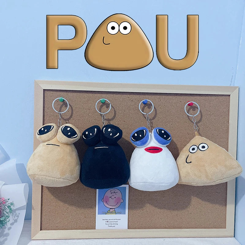 Alien Pou Plush Keychain – 10cm