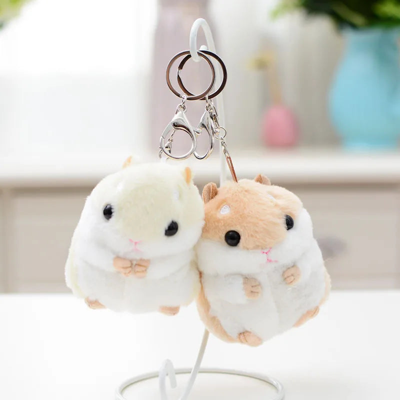 Hamster Plush Keychain – 10cm