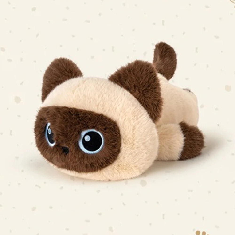 Black Cat Siamese Kitten Plush Toy – 25cm