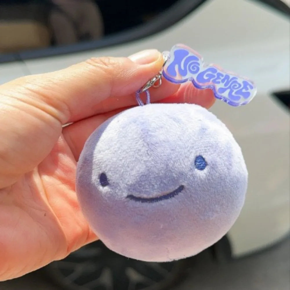 Purple Kpop Boy Group Animal Keychain