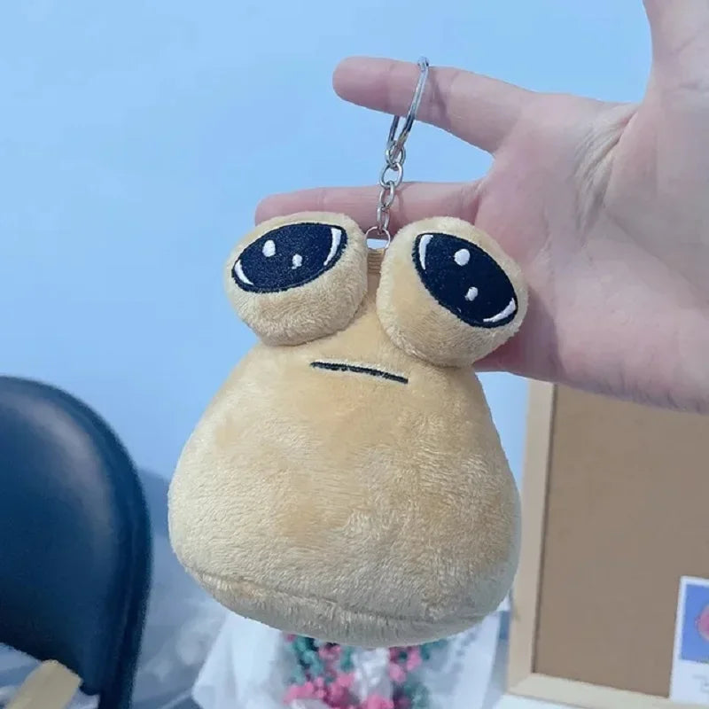Alien Pou Plush Keychain – 10cm