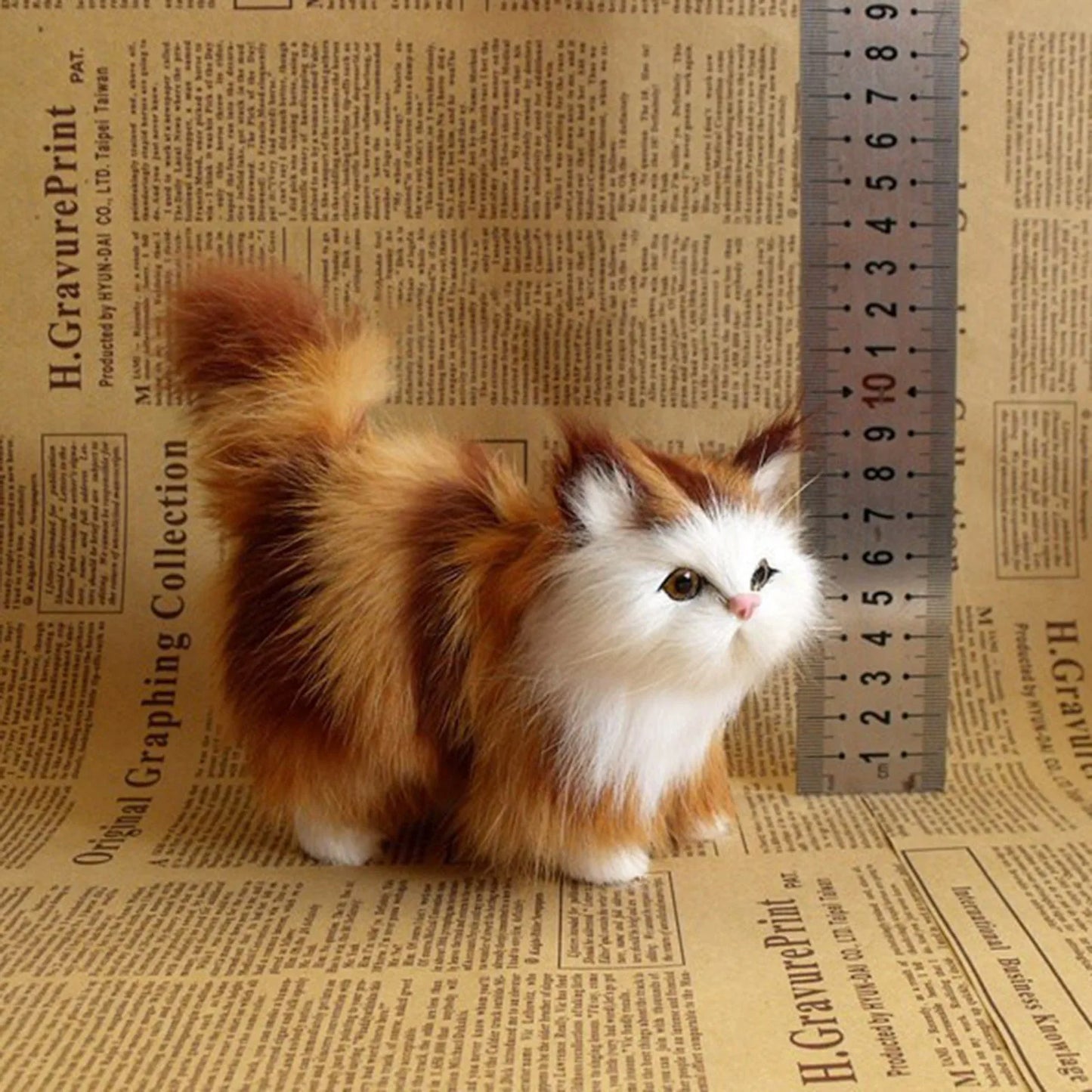 Realistic Cat Plush Toy – Simulation Kitten