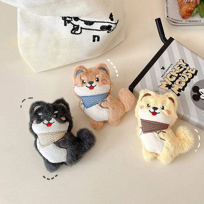 Shiba Inu Plush Keychain – Backpack Charm
