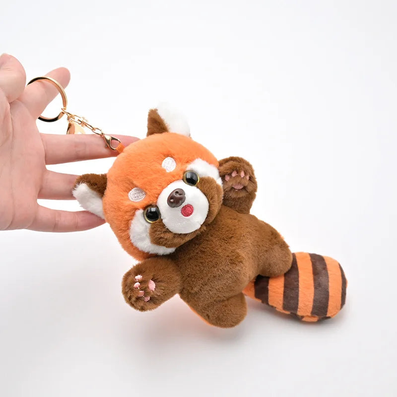 Red Panda Plush Keychain – Backpack Charm