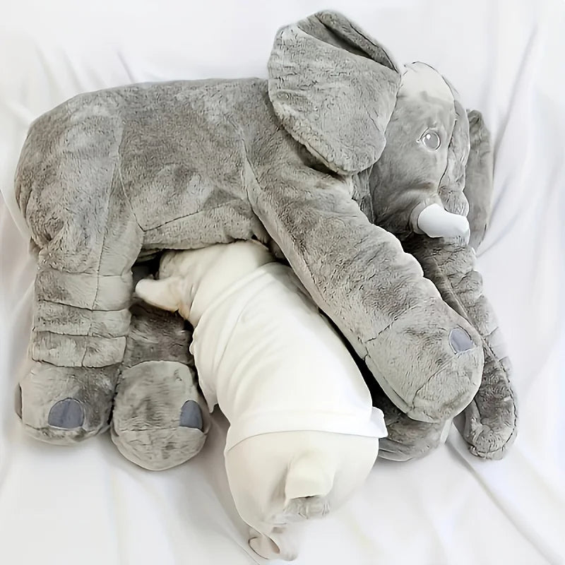 Elephant Plush Pillow Toy – 40cm
