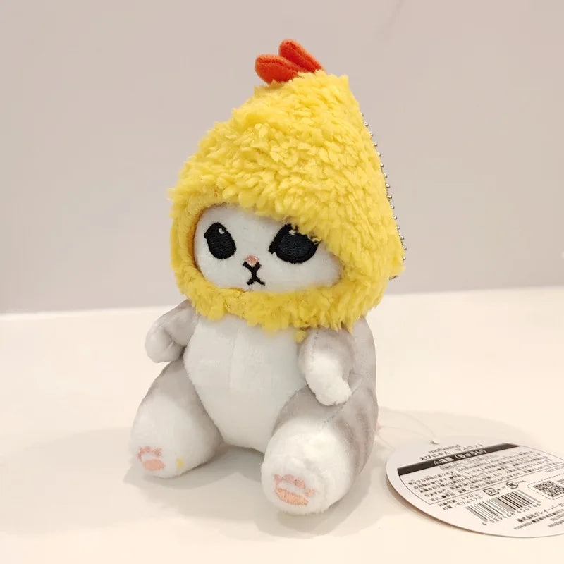 Shark Cat Plush Keychain – Tempura Shrimp Mofusand