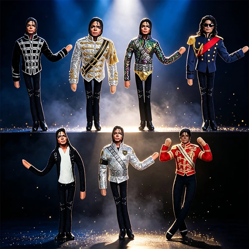 Michael Jackson Pose-able Plush Doll – Adjustable Skeleton Frame
