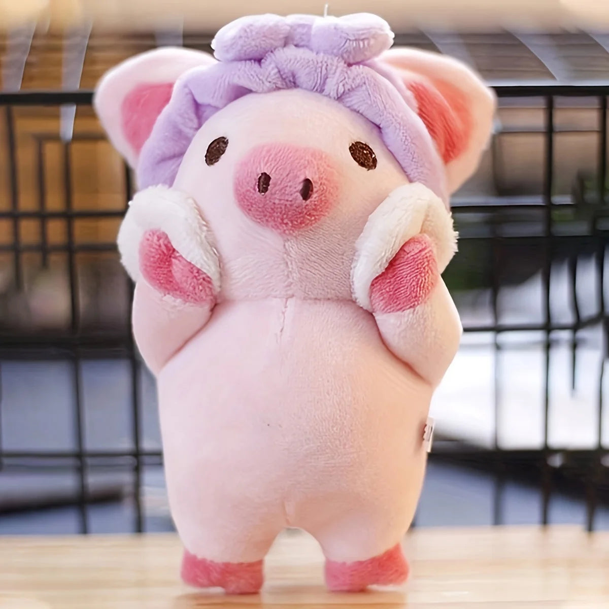 Piggy Plush Keychain – Soft Cartoon Pig Bag Charm