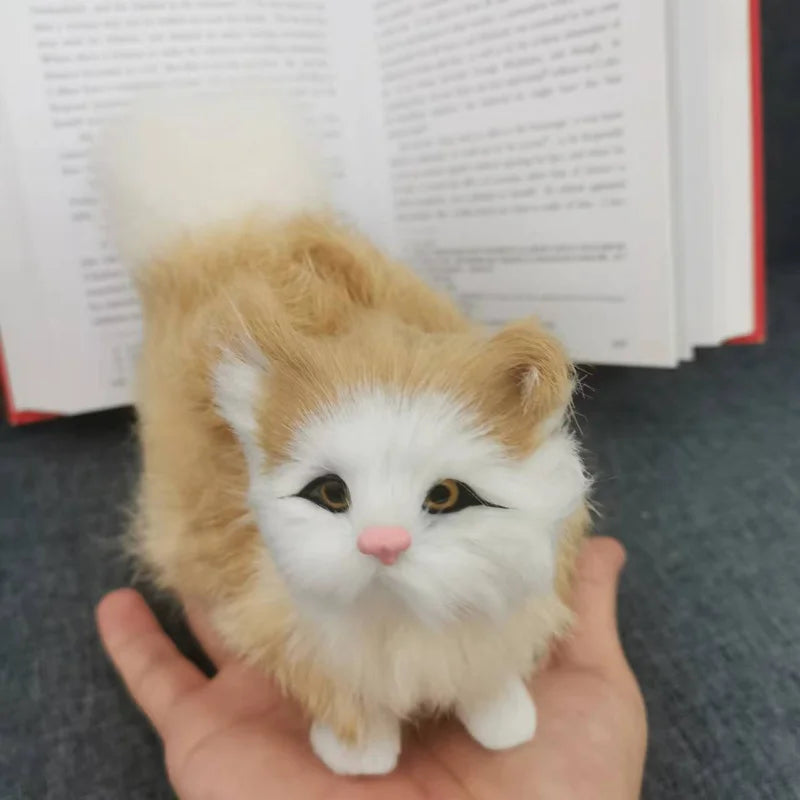 Realistic Cat Plush Toy – Simulation Kitten