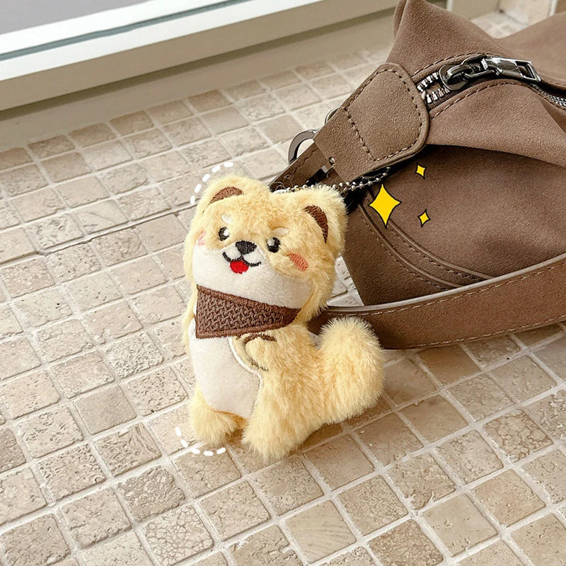 Shiba Inu Plush Keychain – Backpack Charm