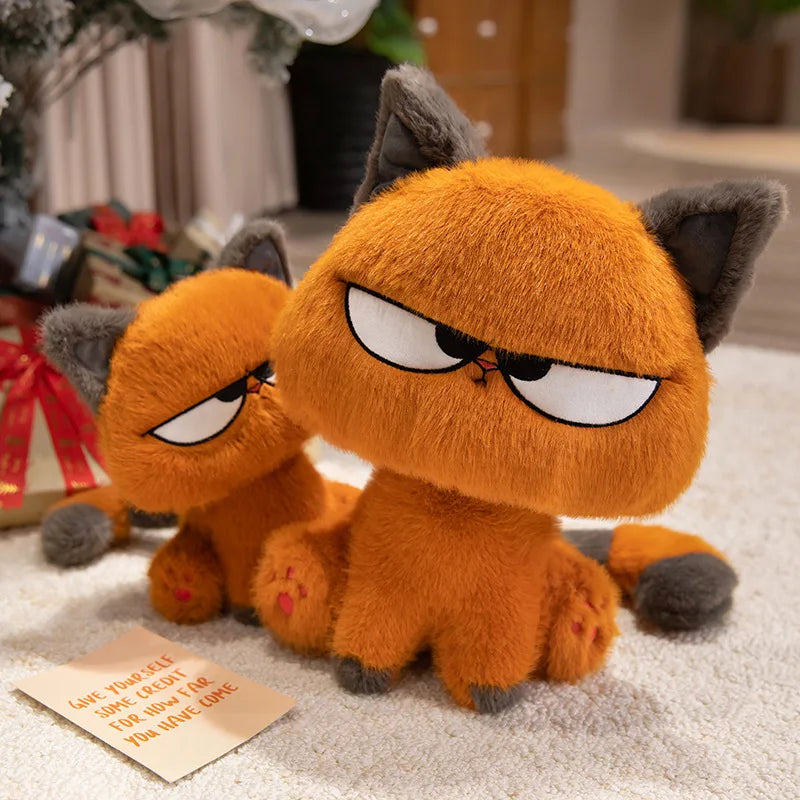 Orange Cat Plush Toy – 25cm