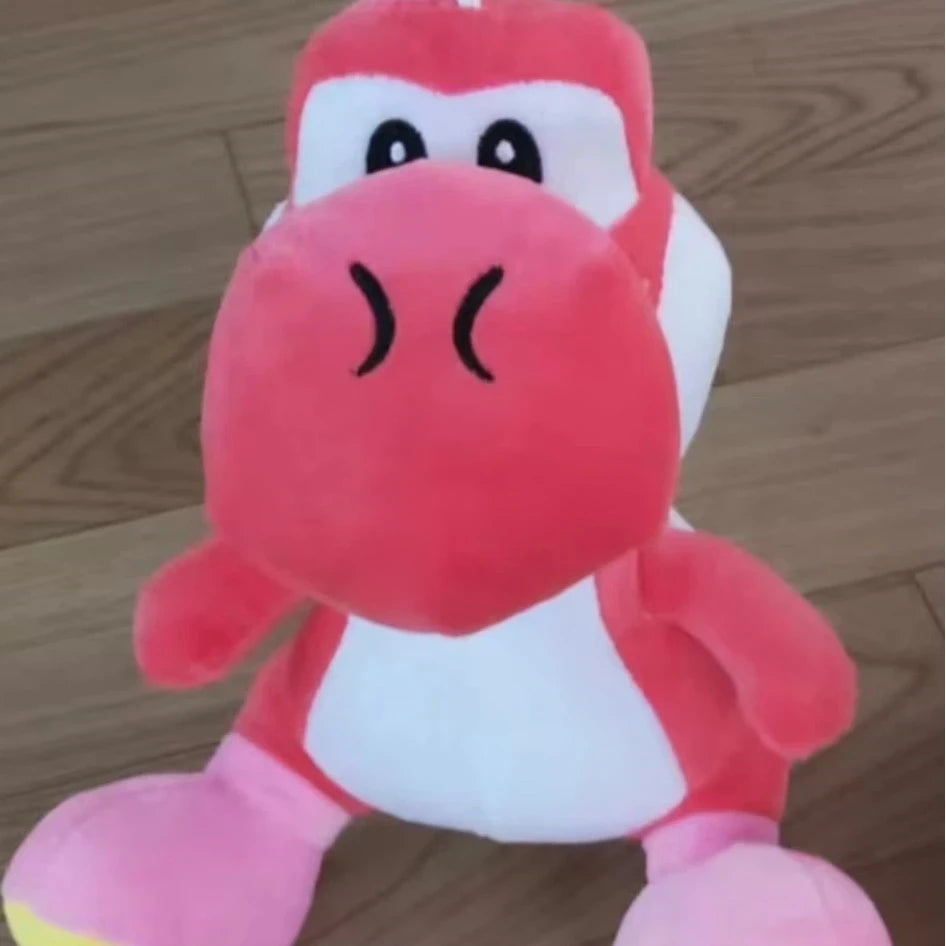 Green Pink Dinosaur Plush Pillow – 22cm