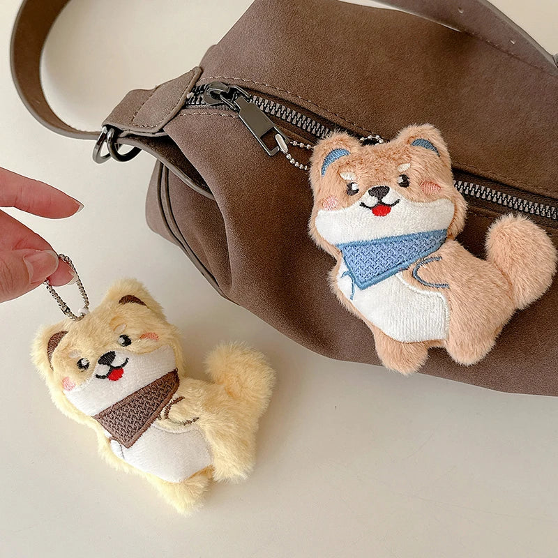 Shiba Inu Plush Keychain – Backpack Charm