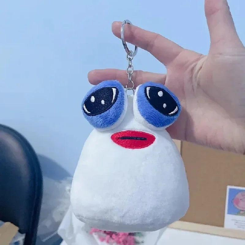 Alien Pou Plush Keychain – 10cm
