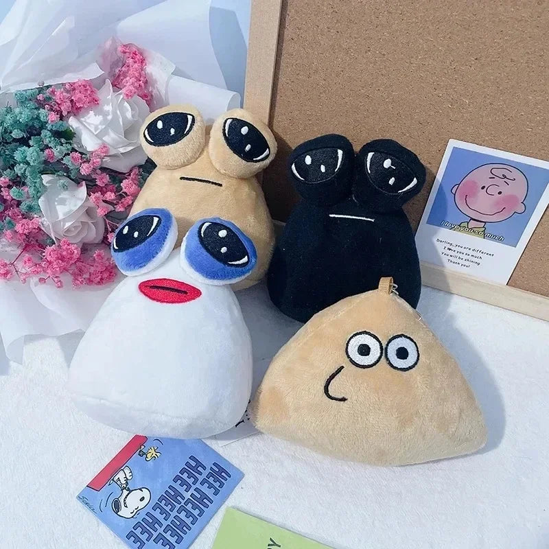 Alien Pou Plush Keychain – 10cm