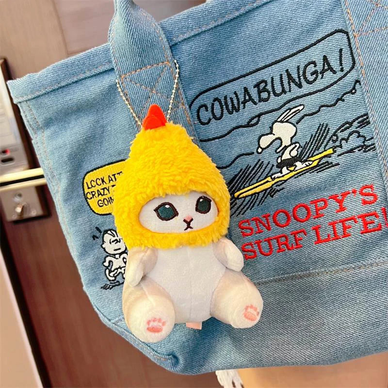 Shark Cat Plush Keychain – Tempura Shrimp Mofusand