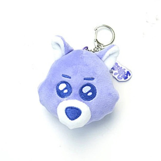 Purple Kpop Boy Group Animal Keychain