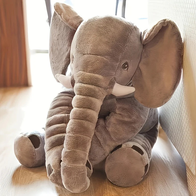 Elephant Plush Pillow Toy – 40cm