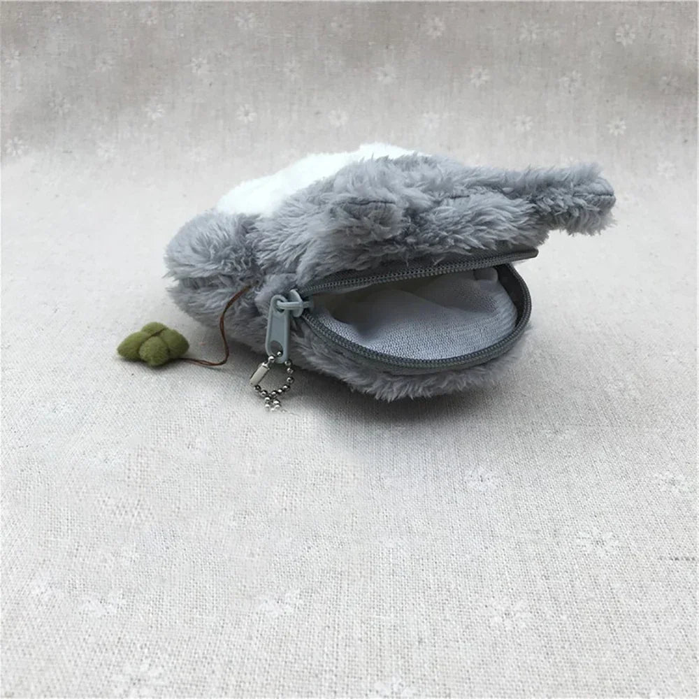 Cat Coin Purse – Plush Zipper Pouch