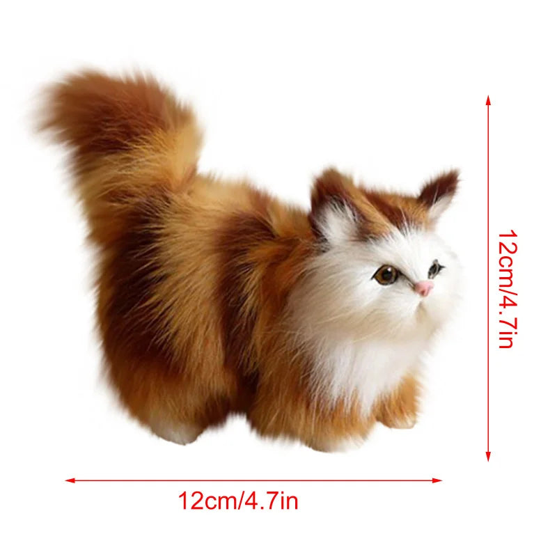 Realistic Cat Plush Toy – Simulation Kitten